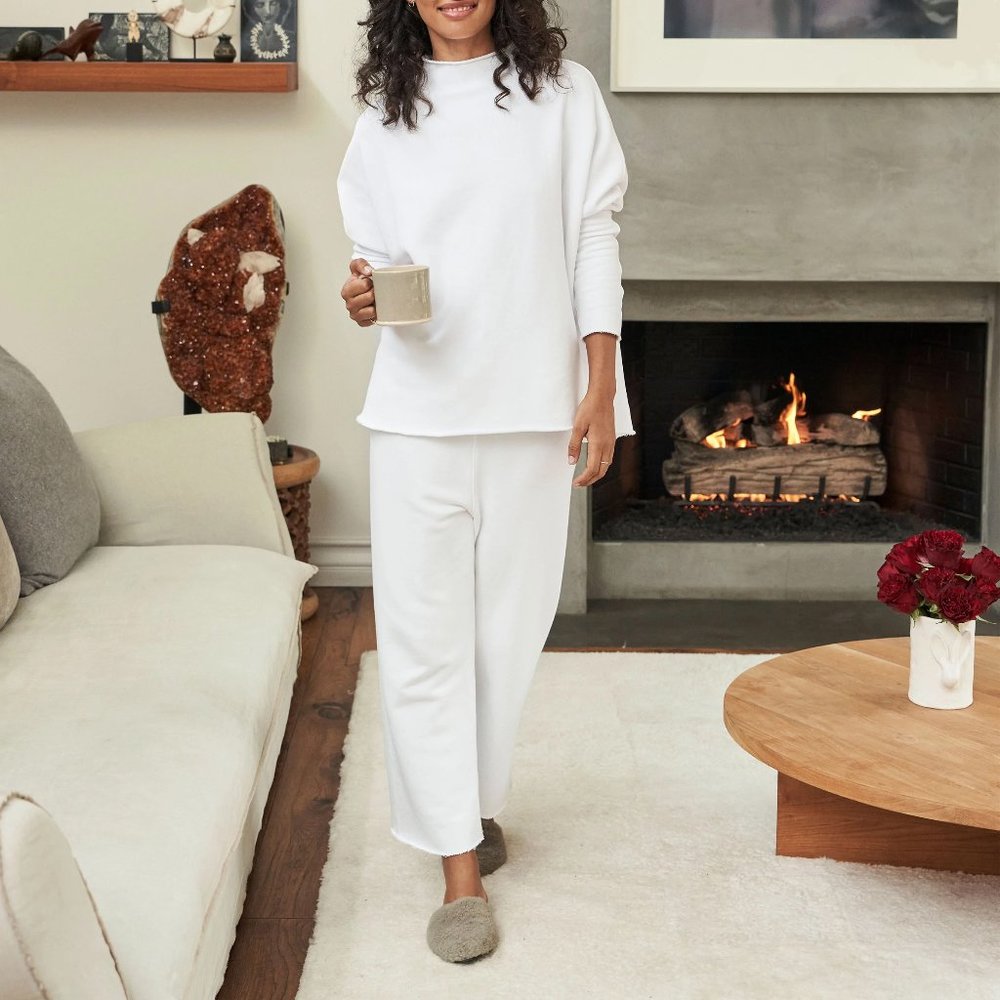 SOLD Frank & Eileen Aspen Travel Set Catherine Sweatpant Effie Capelet D6 - Picture 2 of 9